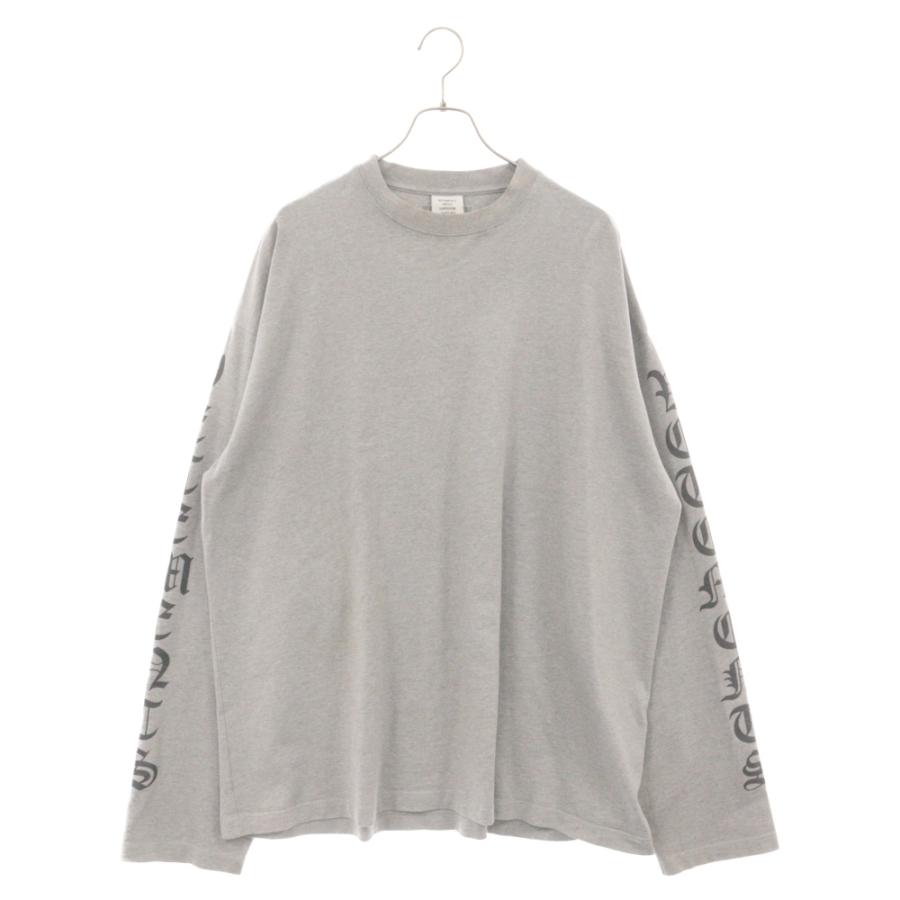 VETEMENTS ヴェトモン 20AW GOTHIC FONT LONGSLEEVE TEE ゴシック 