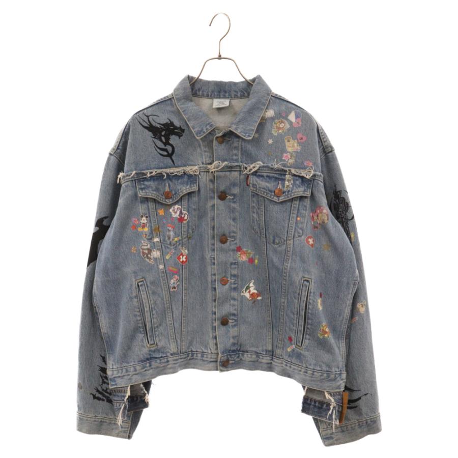 VETEMENTS ヴェトモン 18AW×リーバイス トライバル柄 再構築 VETEMENTS ヴェトモン 18AW×リーバイス トライバル柄 再構築