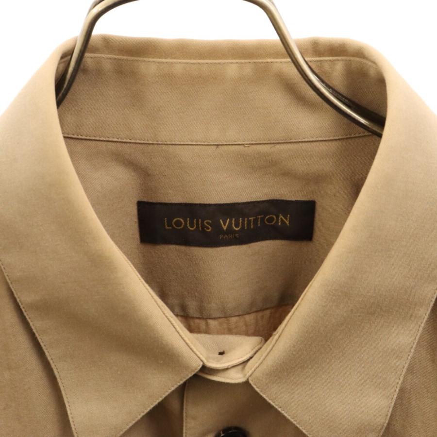 LOUIS VUITTON ルイヴィトン 17AW FRAGMENT LOGO MILITARY S/S SHIRTS 