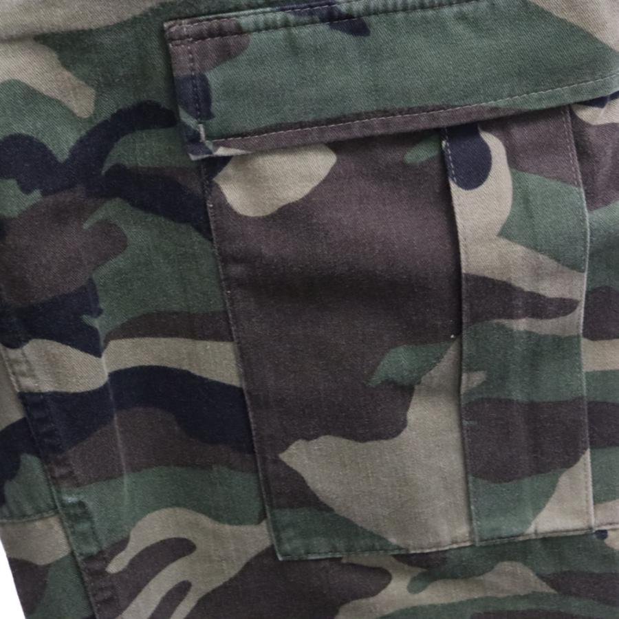 バレシンシアガ 迷彩 BALENCIAGA CAMO 大丸購入品 BALENCIAGA☆関税込☆ワイドレッグ 迷彩 カーゴトラックパンツ
