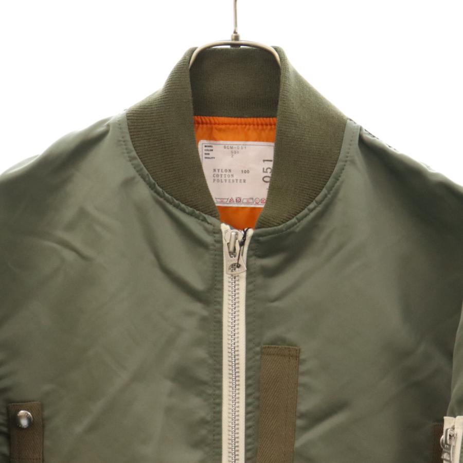 sacai Sacai サカイ Nylon Twill Blouson MA-1ボンバー sacai Sacai サカイ Nylon Twill Blouson MA-1ボンバー
