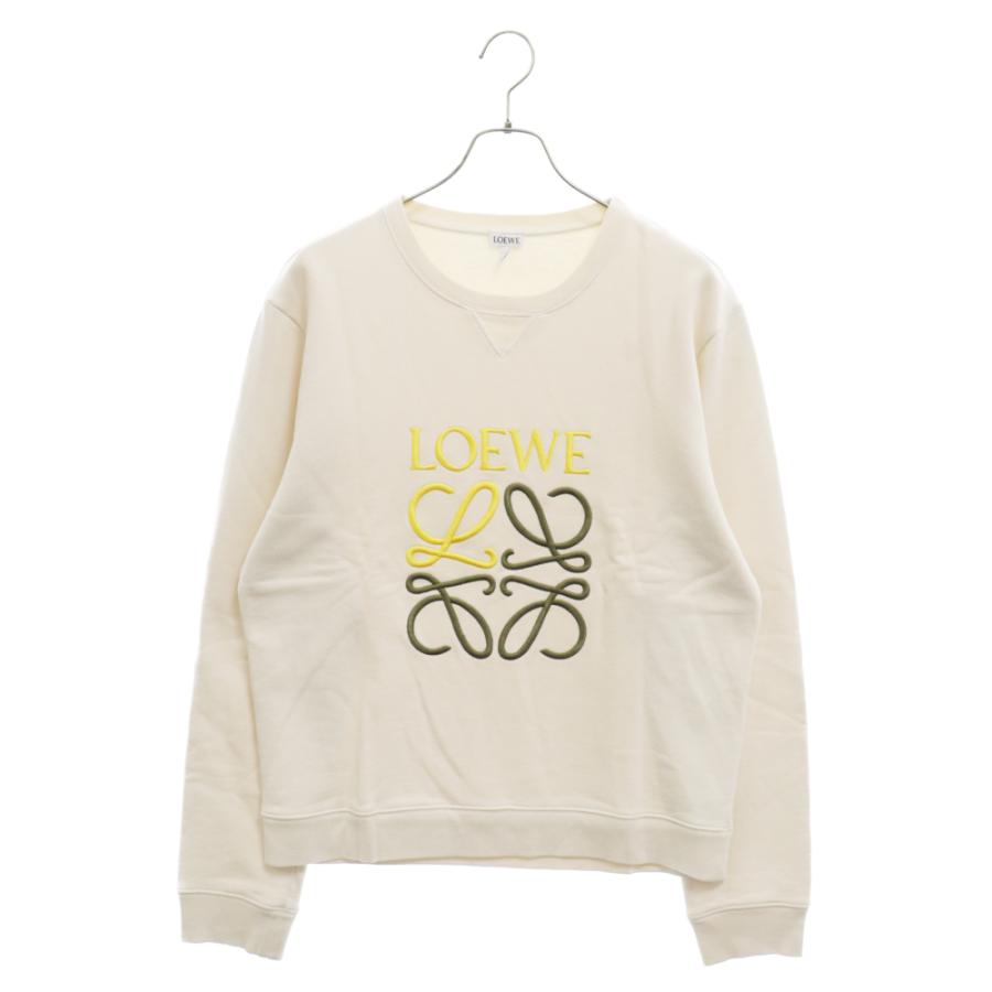 LOEWE ロエベ ANAGRAM SWEAT SHIRT アナグラム ロゴ刺繍 クルー LOEWE ロエベ ANAGRAM SWEAT SHIRT アナグラム ロゴ刺繍 クルー