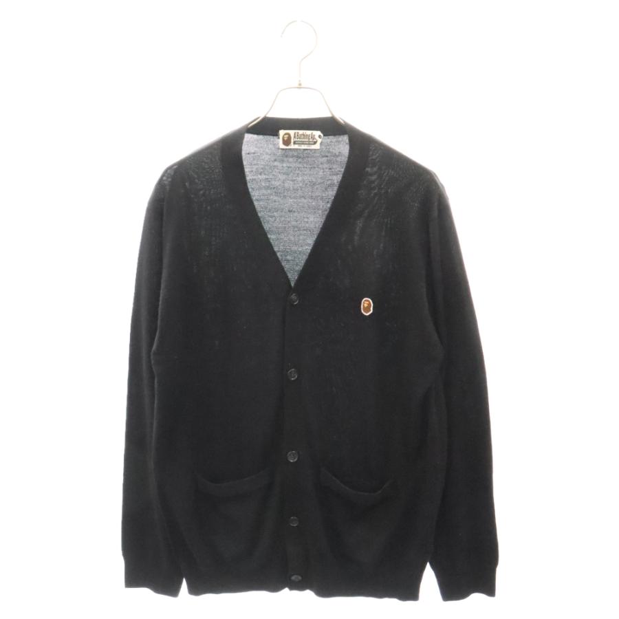 A BATHING APE アベイシングエイプ FRONT LOGO ONE POINT KNIT 