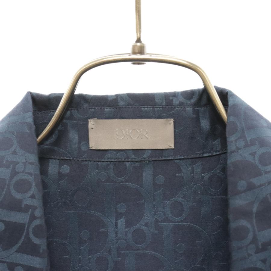 ディオール 21SS Oblique Jacquard Short-Sleeve Shirt オブリーク