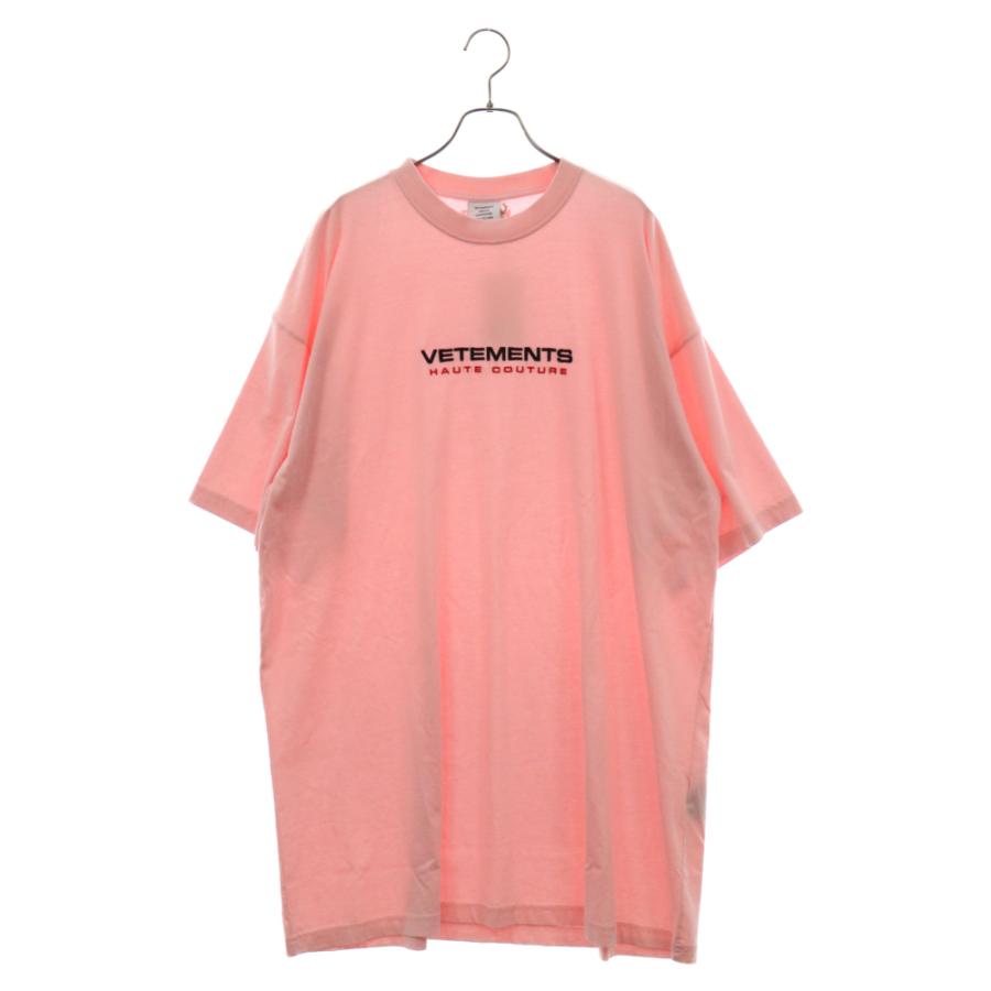 VETEMENTS ヴェトモン HAUTE COUTURE UE51TR470P ロゴ刺繍 オーバー 