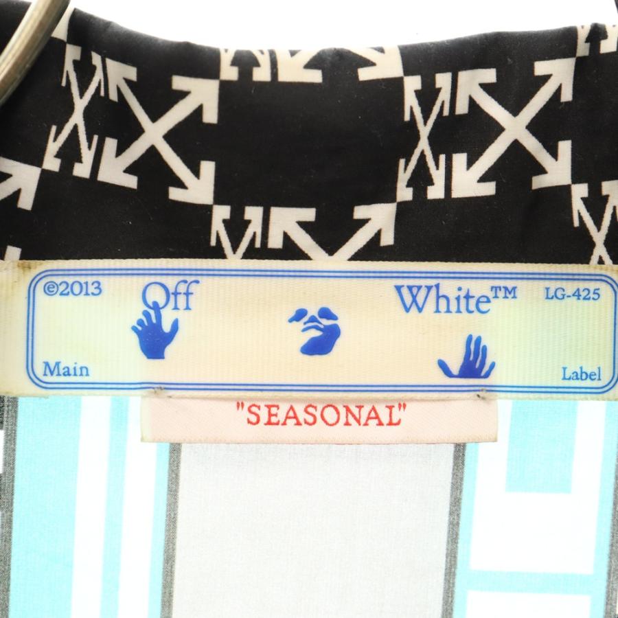 OFF-WHITE オフホワイト 22SS モノグラム クロス アロー ロゴ 総柄半袖