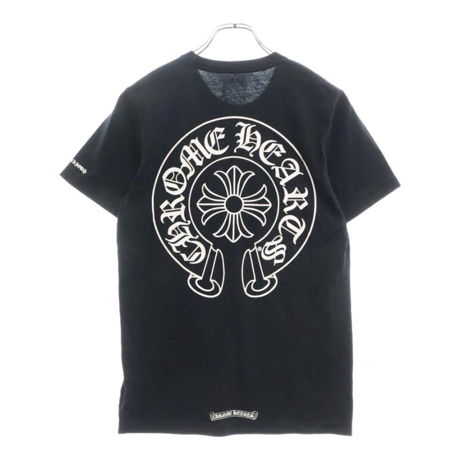 CHROMEHEARTSMクロムハーツ ホースシュー スクロールラベル Tシャツ CHROME HEARTS（クロムハーツ） Scroll Label Horseshoe Tee