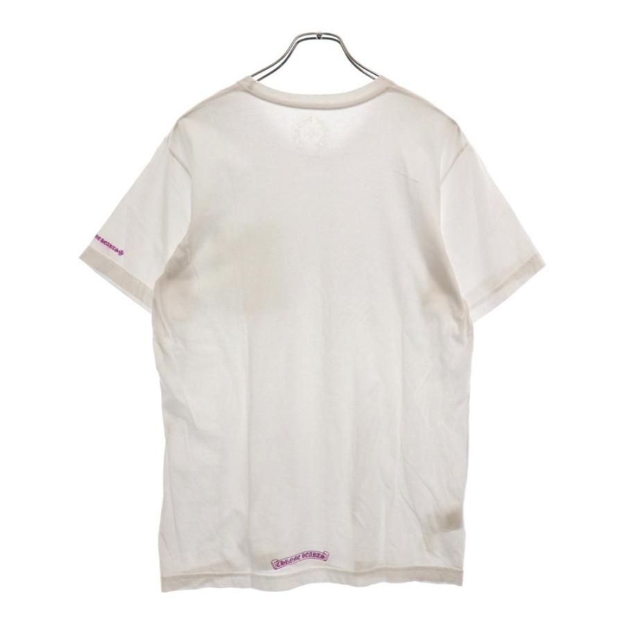 CHROME HEARTS クロムハーツ Neck Logo Pastel Purple S/S Tee CHROME HEARTS クロムハーツ Neck Logo Pastel Purple S/S Tee