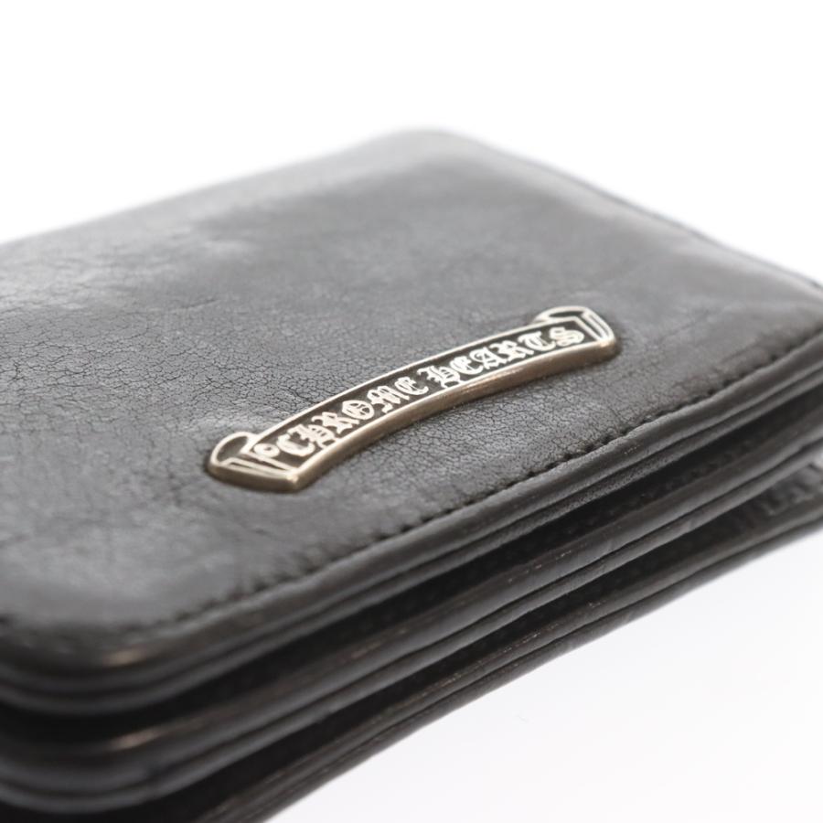 CHROME HEARTS クロムハーツ 3ポケットカードケース レザー 名刺入れ 