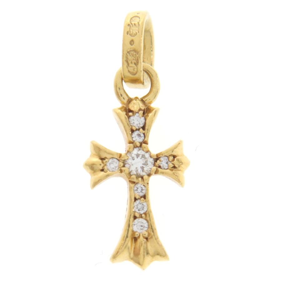 め*ま様 クロムハーツ ベビーファット ゴールド 22k CHROME HEARTS（クロムハーツ） 22K CRS BBYFAT P DMND ベイビー
