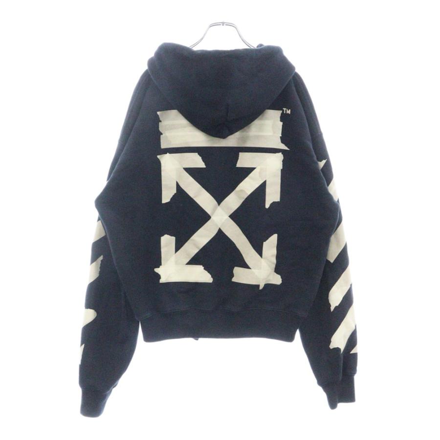 OFF-WHITE ブラック パーカー off white 【ボーナスストア 誰でも+5% 8/28 0:00〜9/1 23:59