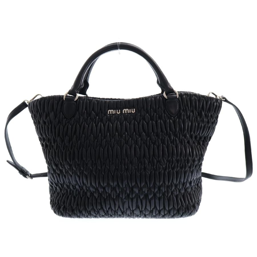 lisa　ミュウミュウ　2WAYマトラッセトート ミュウミュウ2WAYマトラッセトート