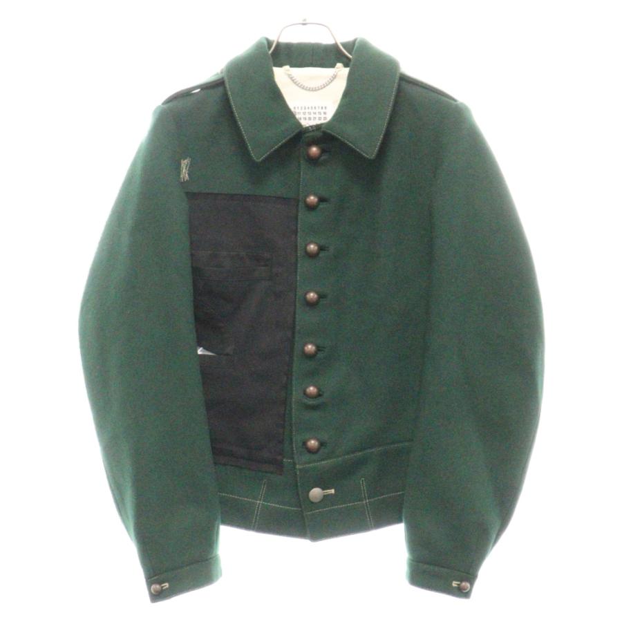 maison margiela マルジェラクロップドセーター21aw グリーン