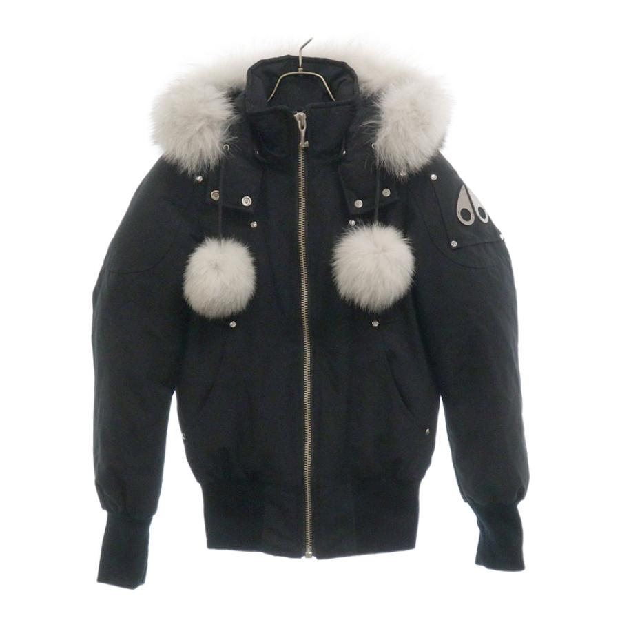 MOOSE KNUCKLES ムースナックルズ STIRLING PARKA ミリタリーダウンコート MK2003LB ブラック レディース MOOSE KNUCKLES ムースナックルズ STIRLING PARKA ミリタリー