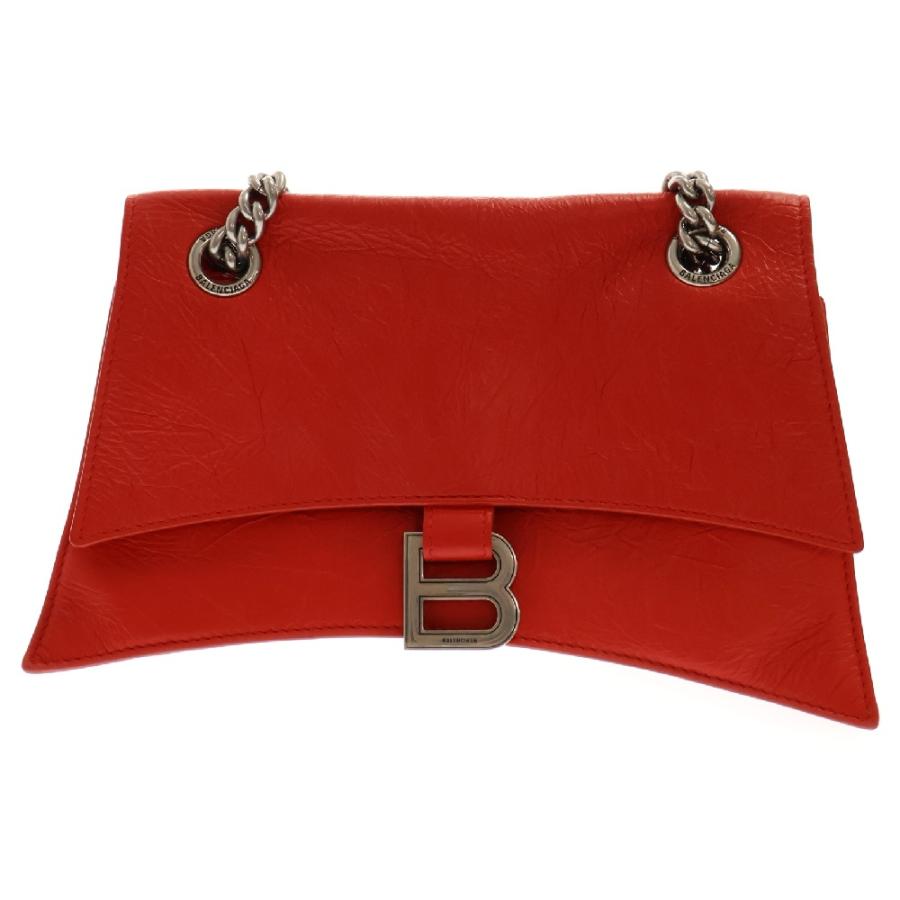 BALENCIAGA バレンシアガ クラッシュ チェーンバッグ ショルダーレザー 