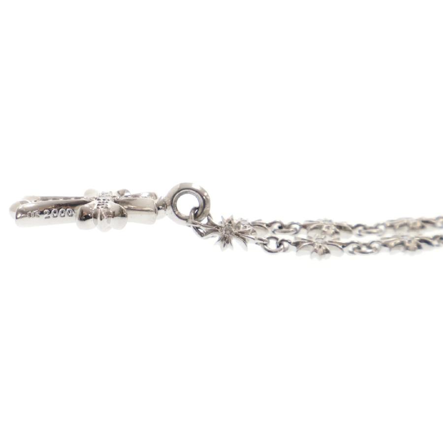 CHROME HEARTS クロムハーツ K18WG TNY E P DIA 20CRS F 18inch CHROME HEARTS クロムハーツ K18WG TNY E P DIA 20CRS F 18inch