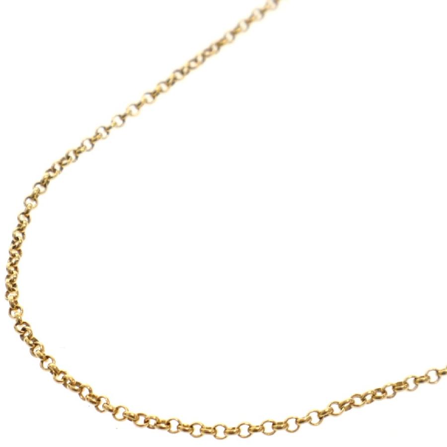 CHROME HEARTS クロムハーツ 22K NECKCHAIN R18 ロールチェーン18inch 