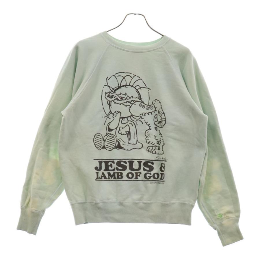 SAINT MICHAEL セントマイケル 23AW JESUS CREW NECK SWEAT SAINT MICHAEL セントマイケル 23AW JESUS CREW NECK SWEAT