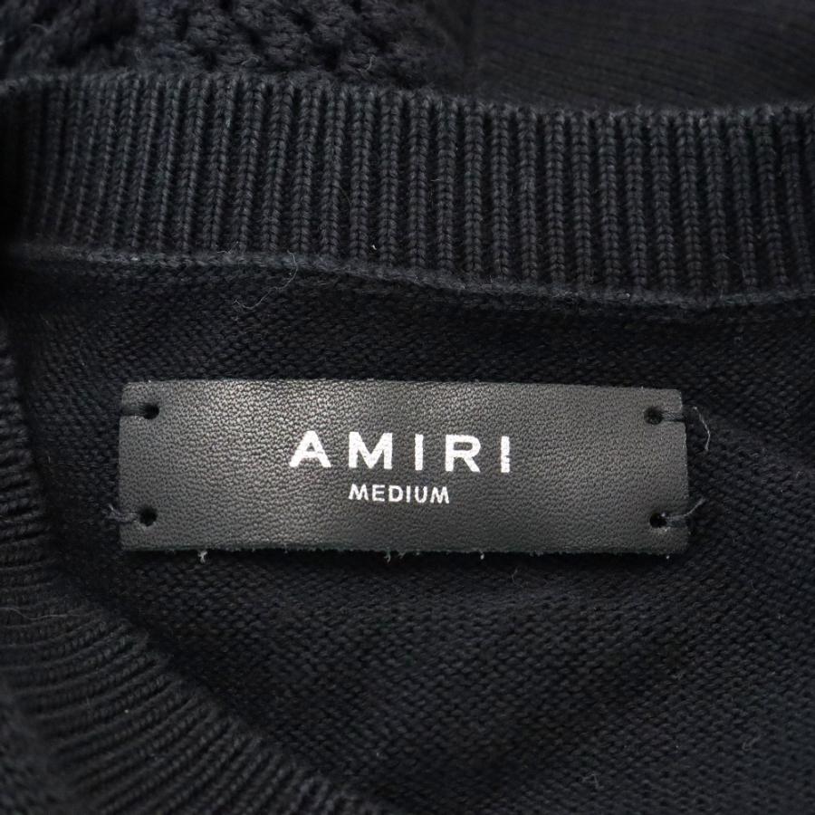 AMIRI アミリ 22 KNIT TEE クルーネック ニット半袖Tシャツ カットソー 