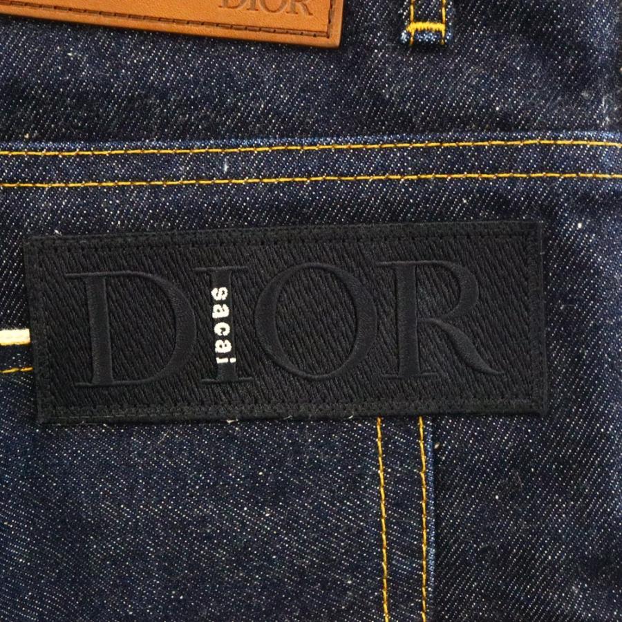 ディオール 21AW×サカイ スリムフィット ジーンズ ローコットン ディオール 21AW×サカイ スリムフィット ジーンズ ローコットン