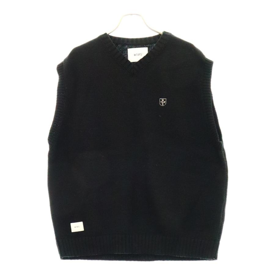 WTAPS ダブルタップス 22AW DITCH VEST ACRYLIC Vネック ニット  