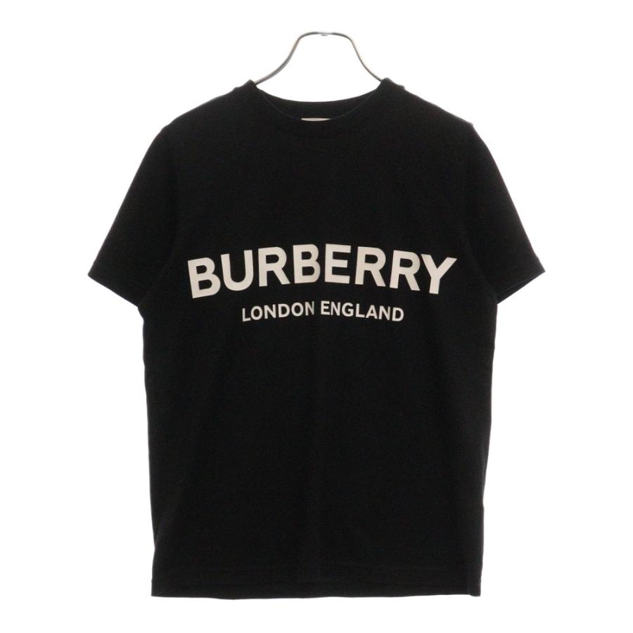 BURBERRY バーバリー ロゴプリント クルーネック半袖Tシャツ 