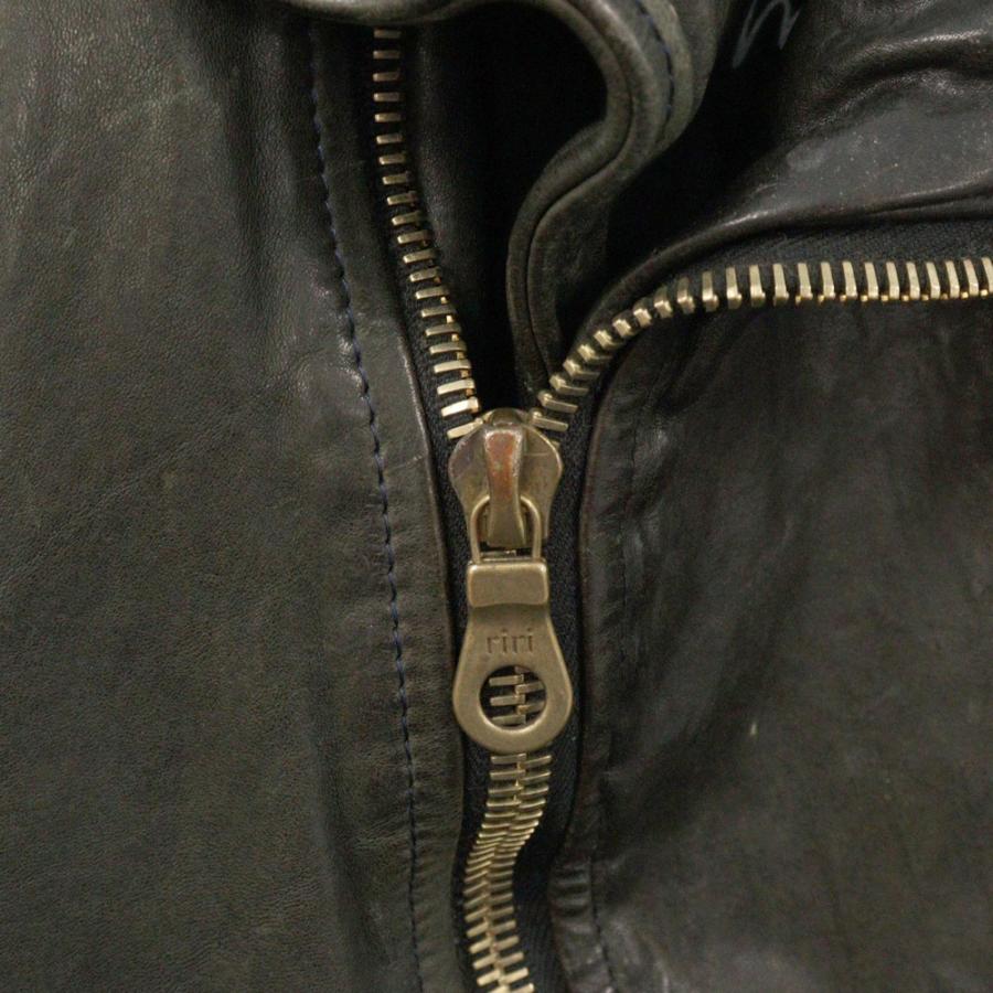 イサムカタヤマバックラッシュ イタリアンショルダー 製品染め ダブル