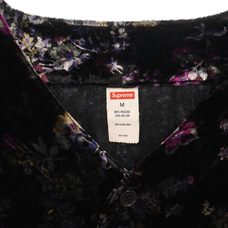 Supreme（シュプリーム） 19AW Floral Velour Baseball Jersey