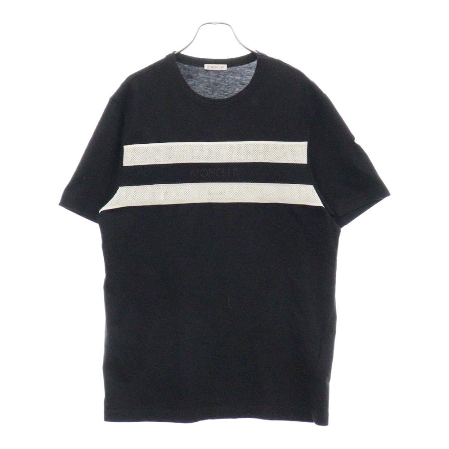 MONCLER 黒 メッシュ Tシャツ 半袖