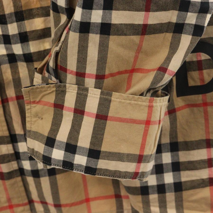 BURBERRY バーバリー ノヴァチェック プリントデザイン 長袖シャツ 