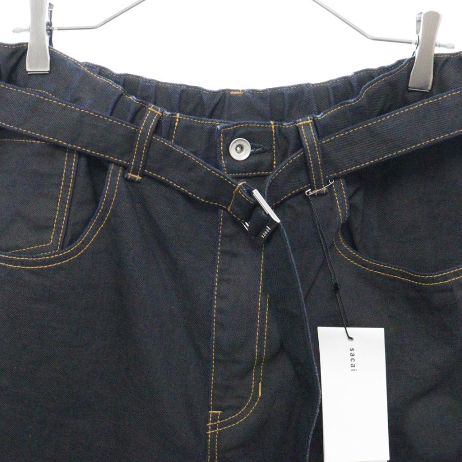 sacai（サカイ） BELTEED BAGGY FLAIR DENIM PANTS 24-03439M