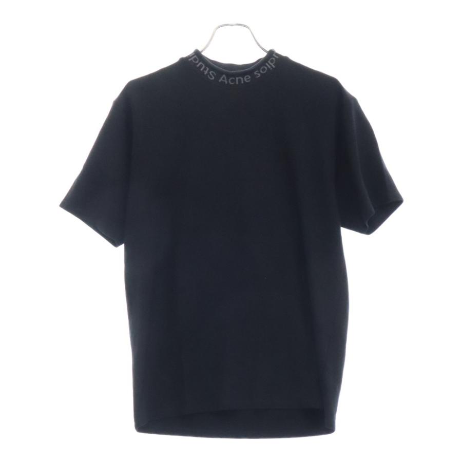 Acne Studios アクネ ストゥディオズ ネックロゴ 半袖Tシャツ Acne Studios アクネ ストゥディオズ ネックロゴ 半袖Tシャツ