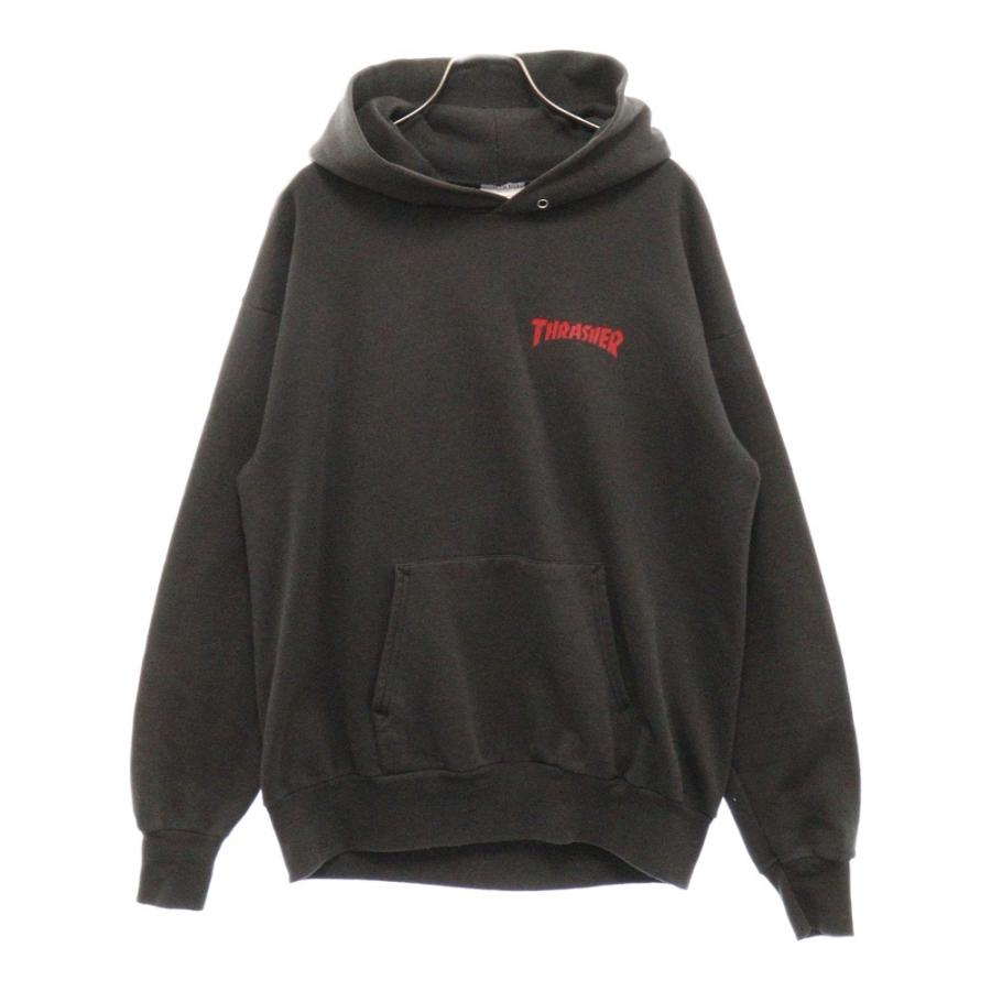 THRASHER スラッシャー ヘインズ XL ビンテージ パーカー 90s THRASHER