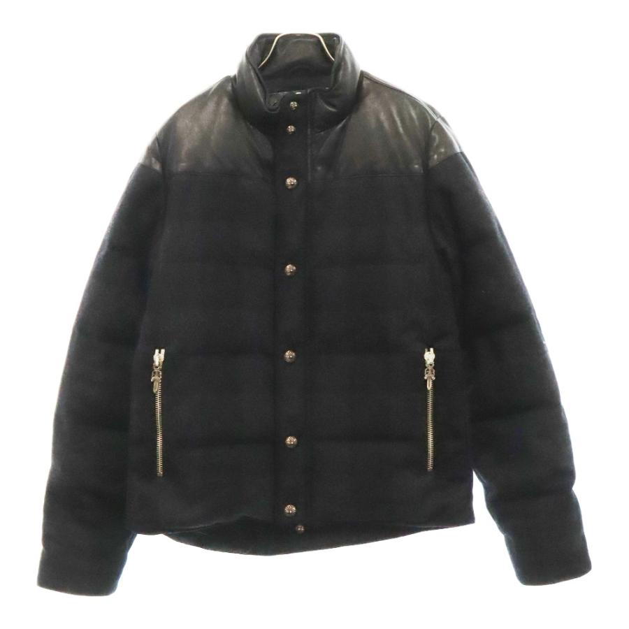 CHROME HEARTS クロムハーツ STIFF スティッフ レザー切替ウール CHROME HEARTS クロムハーツ STIFF スティッフ レザー切替ウール
