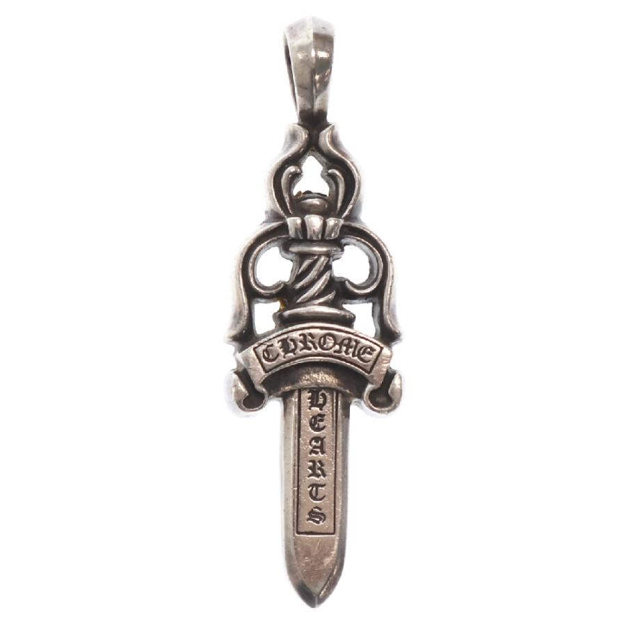 クロムハーツ LARGE DAGGER/ラージダガー シルバーネックレストップ CHROME HEARTS クロムハーツ LARGE DAGGER ラージダガー ペンダント