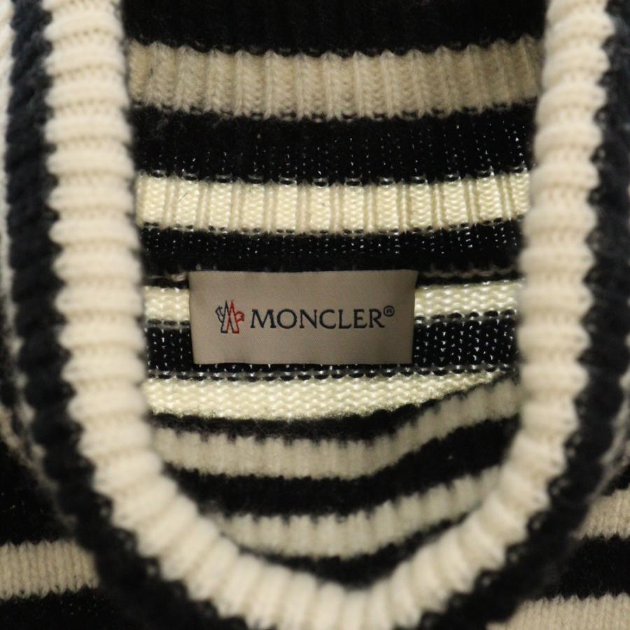 MONCLER モンクレール タートルネック ボーダー ニットセーター 