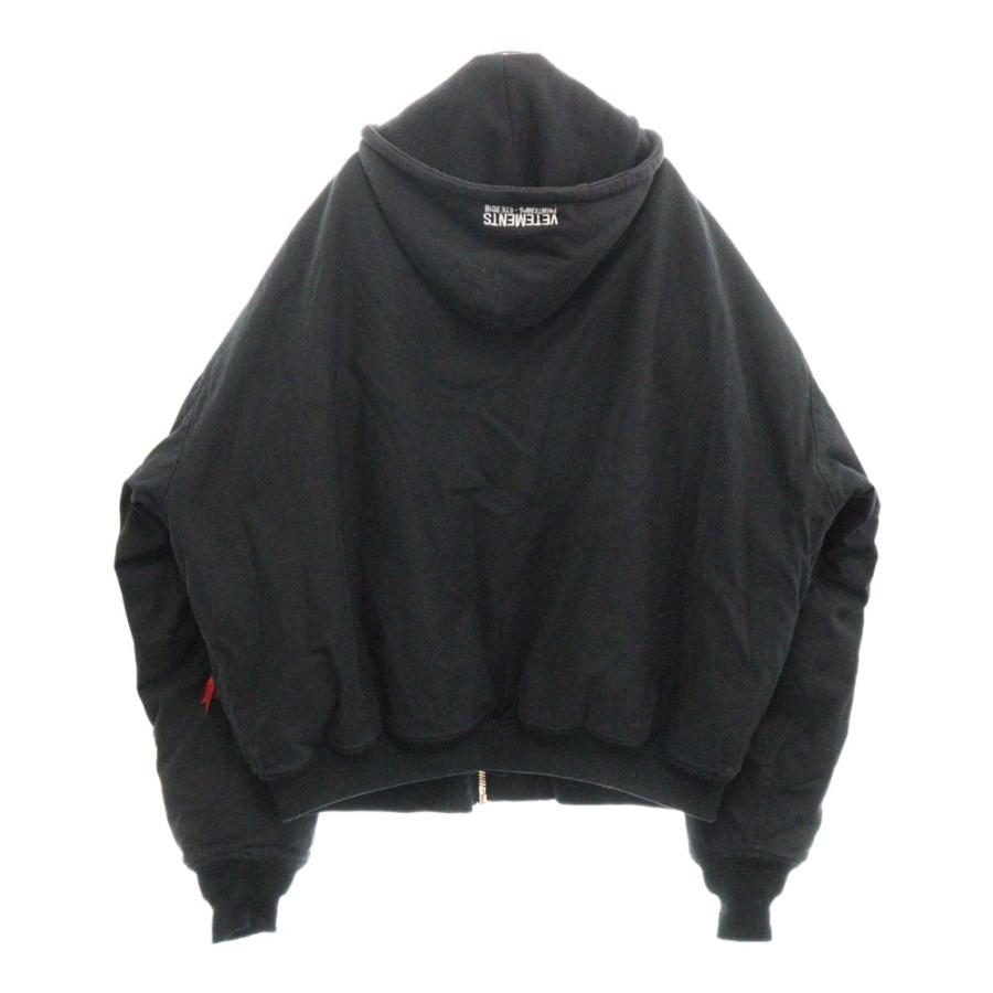 Vetements フリースジャケットBLACK size M Vetements フリースジャケットBLACK size M