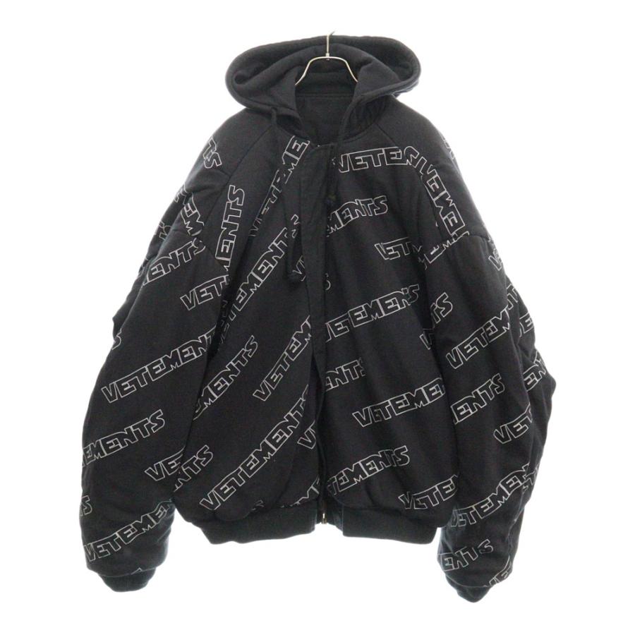 Vetements フリースジャケットBLACK size M Vetements フリースジャケットBLACK size M