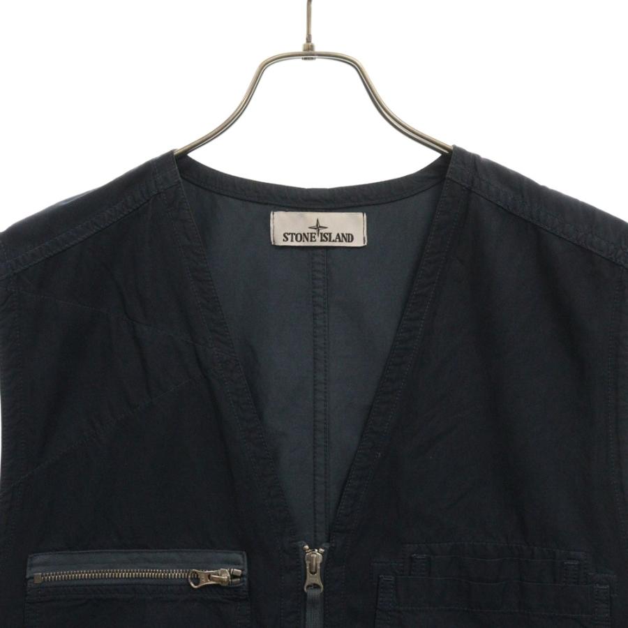 STONE ISLAND ストーンアイランド Cupro Cotton Twill-TC Vest STONE ISLAND ストーンアイランド Cupro Cotton Twill-TC Vest