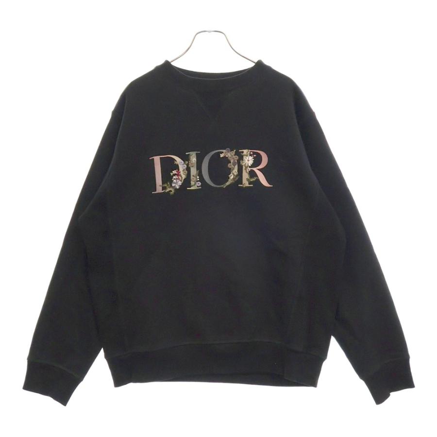DIOR ディオール 21SS FLOWERS フローラルロゴ刺繍 クルーネック DIOR ディオール 21SS FLOWERS フローラルロゴ刺繍 クルーネック