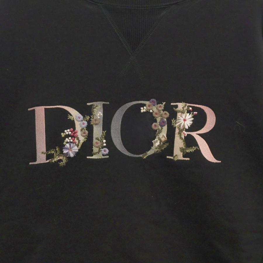 DIOR ディオール 21SS FLOWERS フローラルロゴ刺繍 クルーネック DIOR ディオール 21SS FLOWERS フローラルロゴ刺繍 クルーネック