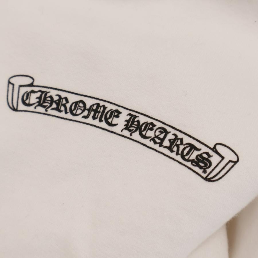 CHROME HEARTS クロムハーツ Zip Up Hoodie バックスクロール 袖ロゴ  
