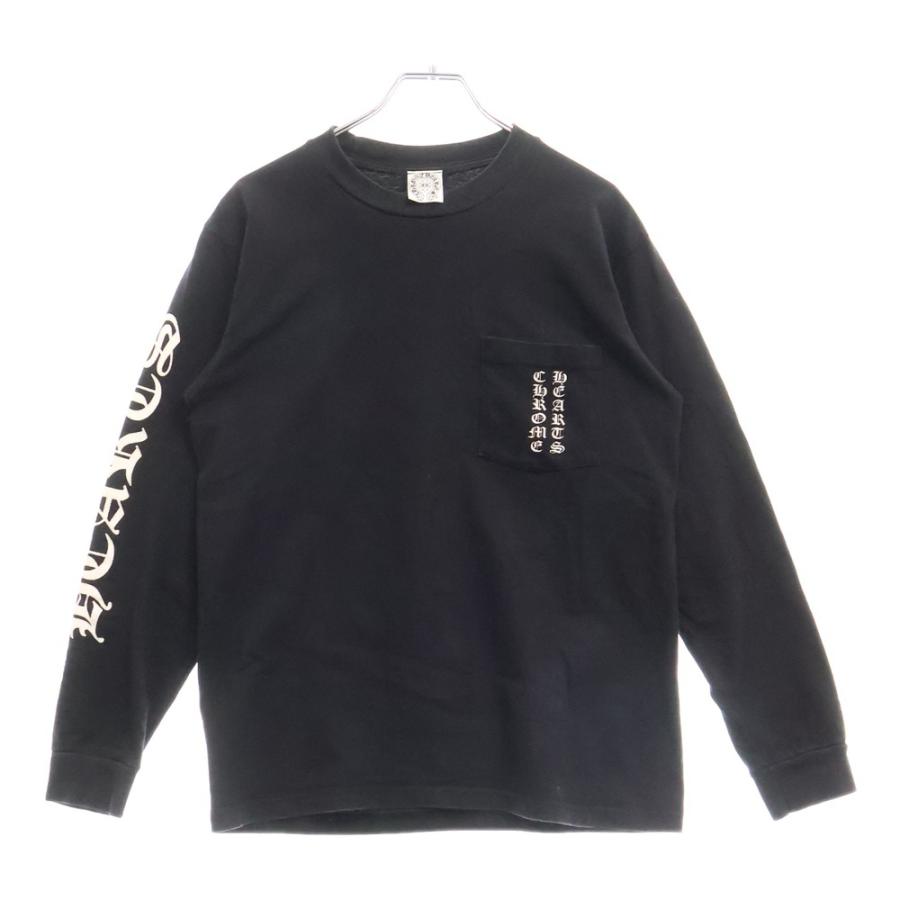 スクロールロゴスリーブワッフルサーマルシャツ