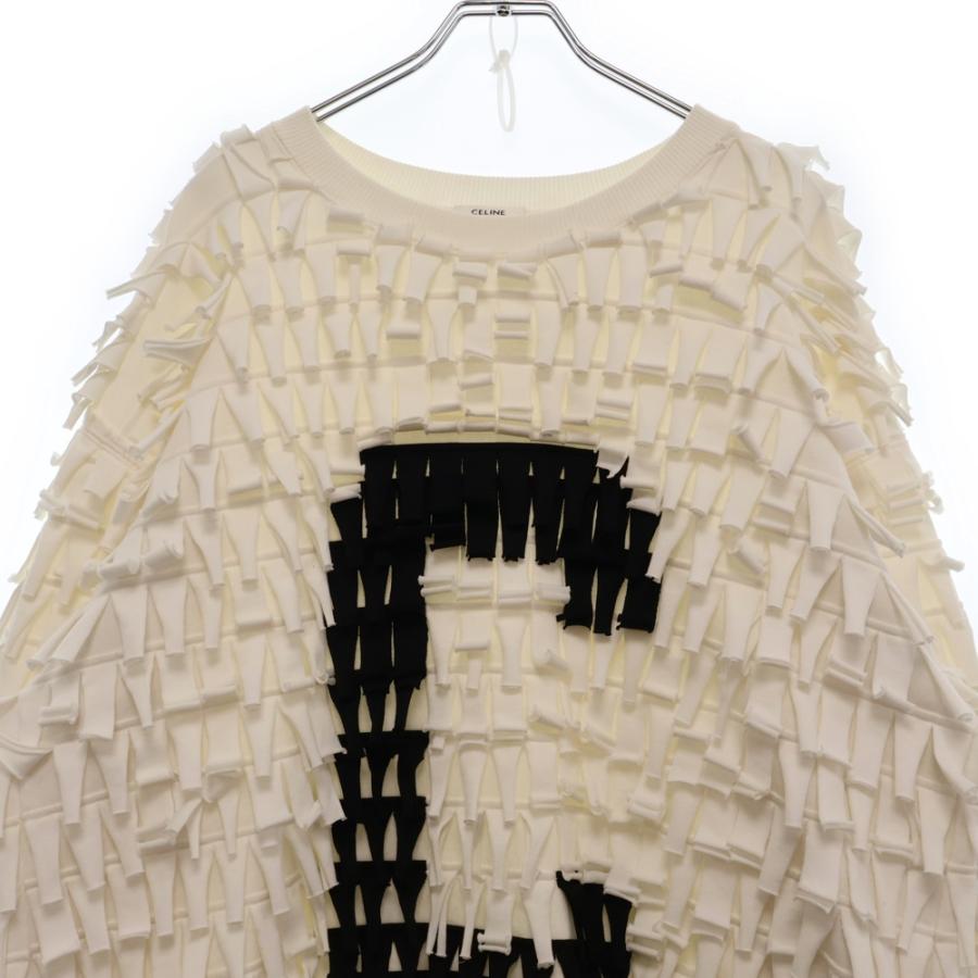 CELINE セリーヌ 22AW オーバーサイズ Cロゴアップリケ フリンジ CELINE セリーヌ 22AW オーバーサイズ Cロゴアップリケ フリンジ