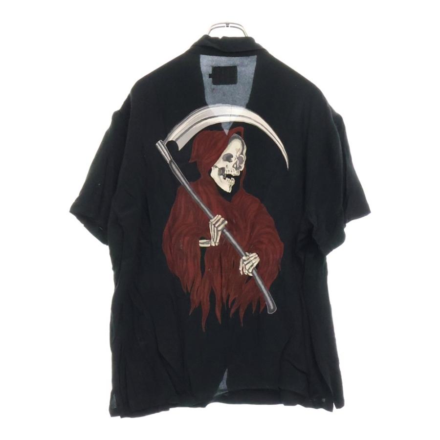 ヒステリックグラマー　アロハシャツ　スカル HYSTERIC GLAMOUR - ヒステリックグラマー ドクロ&蛇女 アロハシャツ