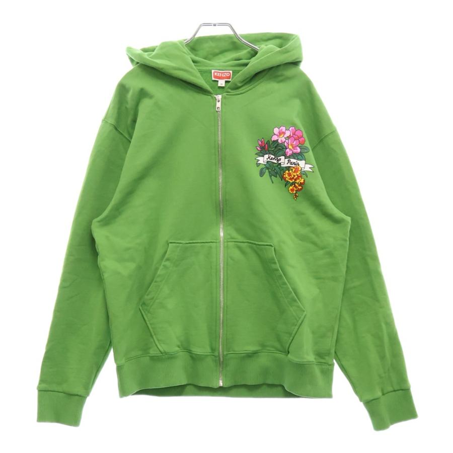 KENZO ケンゾー フラワープリント ジップアップスウェット KENZO ケンゾー フラワープリント ジップアップスウェット