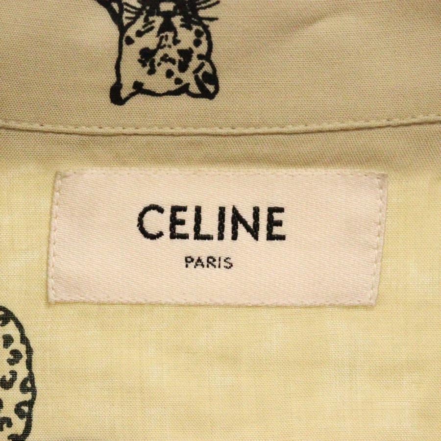 CELINE セリーヌ 22SS Hawaiian Rayon Shirt 2C730362Q アニマル