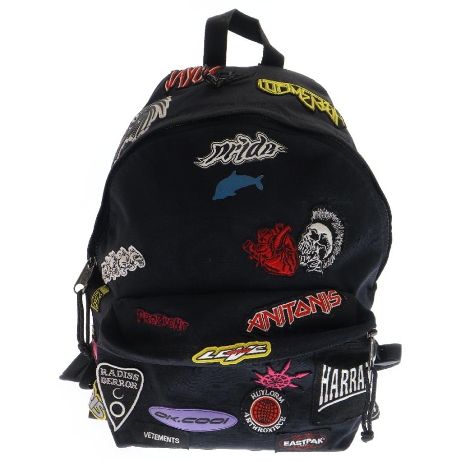 VETEMENTS ヴェトモン 18AW ×EASTPAK ステッカーロゴ バック