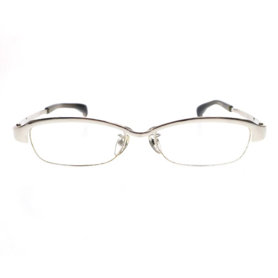 999.9 フォーナインズ S-310T ハーフリム クリアレンズグラス 眼鏡  