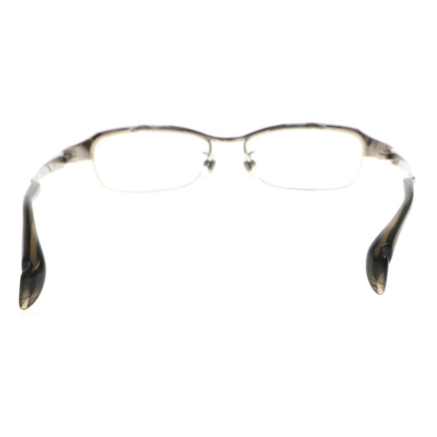 999.9 フォーナインズ S-310T ハーフリム クリアレンズグラス 眼鏡  